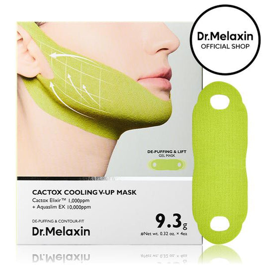 [Dr.Melaxin Official] CACTOX V-LIFTING MEWING BAND with Cactus Cooling Reduce Puffiness & Pore Tightening for Visible Pore Care Skin Repair