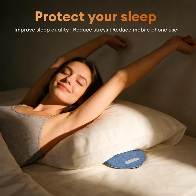 HYUNDAI S1 Ultra-Thin Bluetooth Pillow Speaker with Bluetooth 6.0, 3D White Noise, Soft Immersive Sound Field, Pillow CD Player for Bedtime Music & Audiobooks, Headphone-Free Sleep Speaker, Compatible with Android & Ios